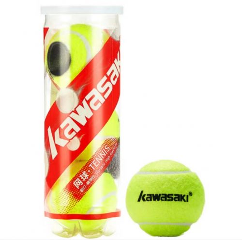 川崎（KAWASAKI) 比賽訓練網球 3只裝